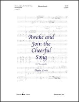 Awake and Join the Cheerful Song SATB choral sheet music cover